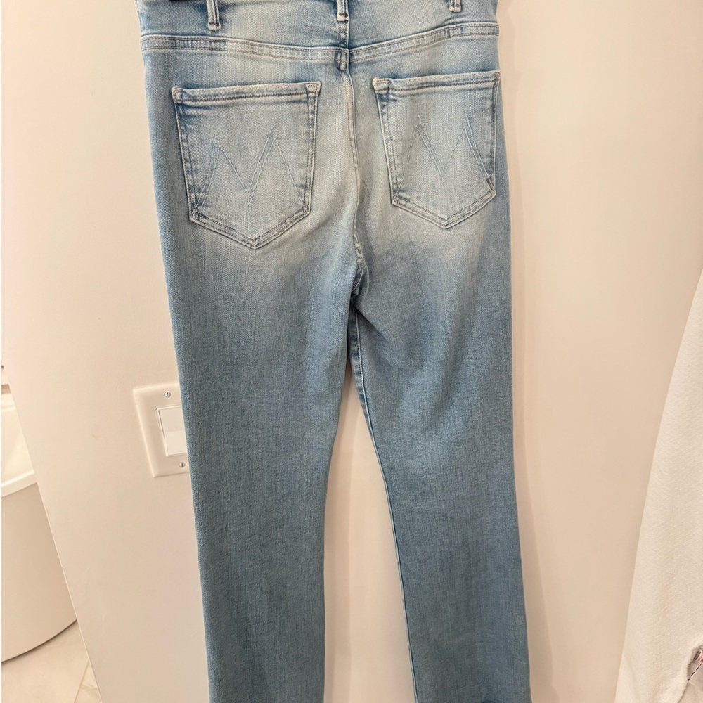 Blue Straight Leg Jeans - Picture 5 of 5